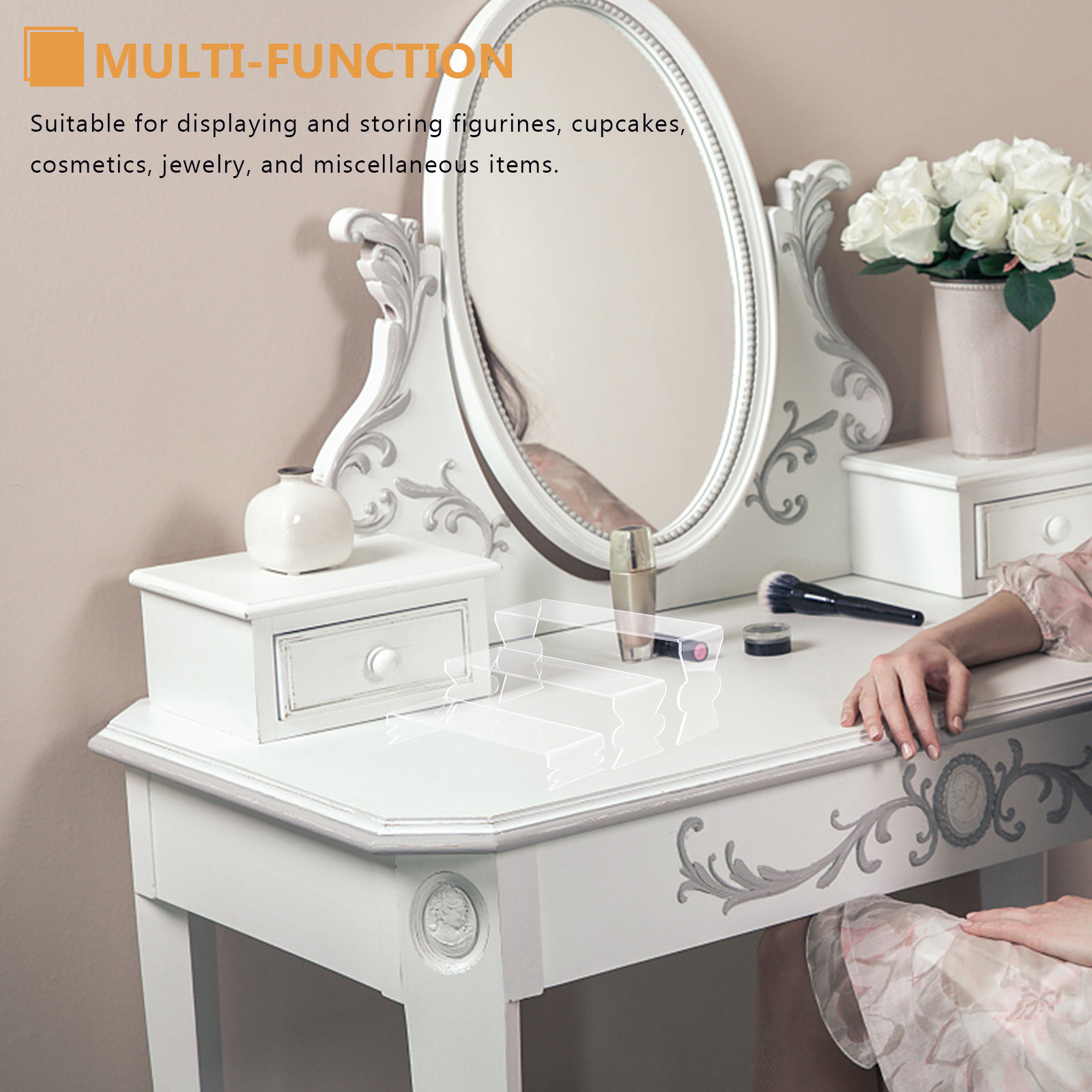 3 Adet Akrilik Ürün Sergileme  - Display Risers Set incelemesi ve fiyatı